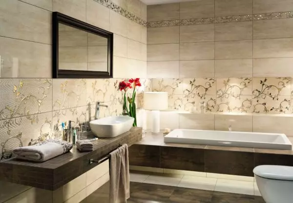 How to choose the right decor tiles in the bathroom and separate it?