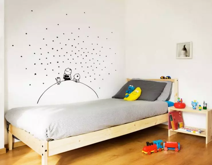تصویر زمینه در اتاق کودکان - 110 عکس از بهترین ایده های طراحی. آماده سازی و گزینه های ترکیبی.