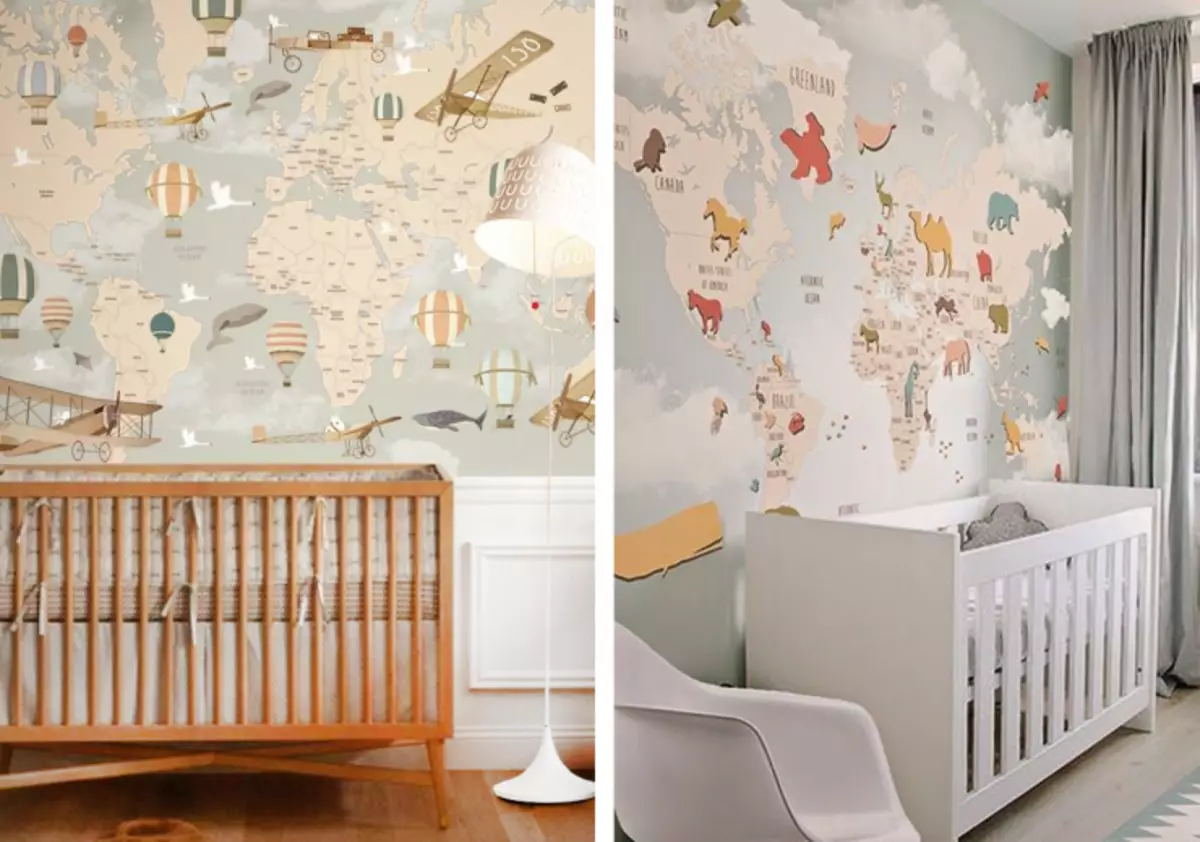 子供部屋の壁紙 - デザインの最良のアイデアの110枚の写真。準備と組み合わせのオプション