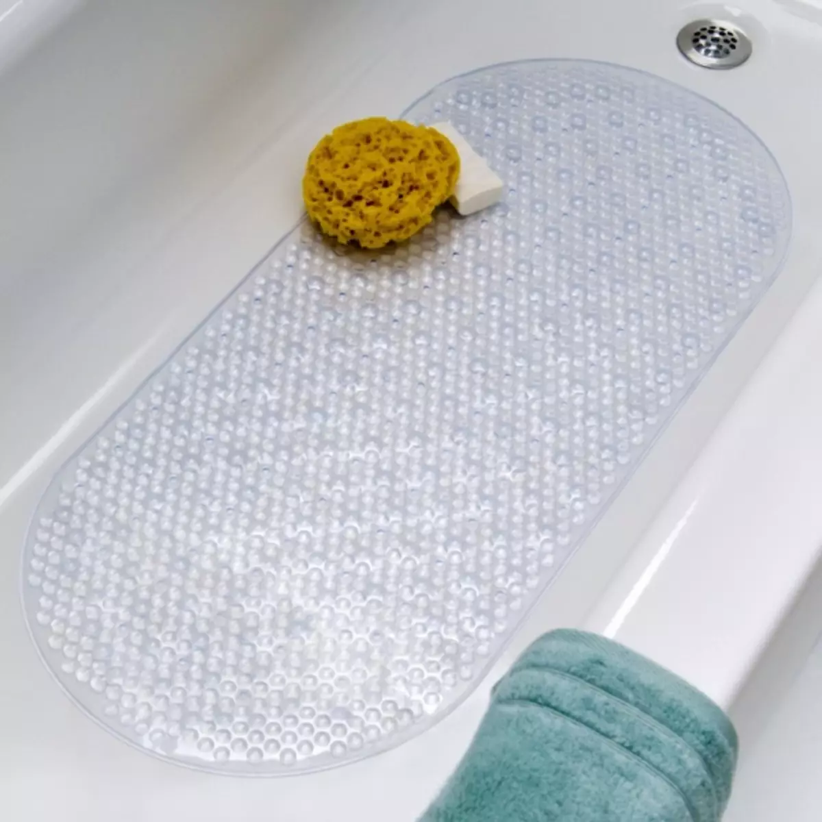 Gumijas pretslīdes vannas istabas paklāji - izvēlēties labāko
