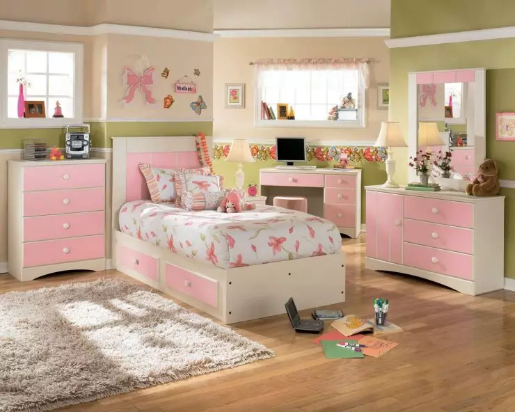 女の子のための子供の部屋 - 90のベストデザインの写真。色とスタイルの完璧な組み合わせ！