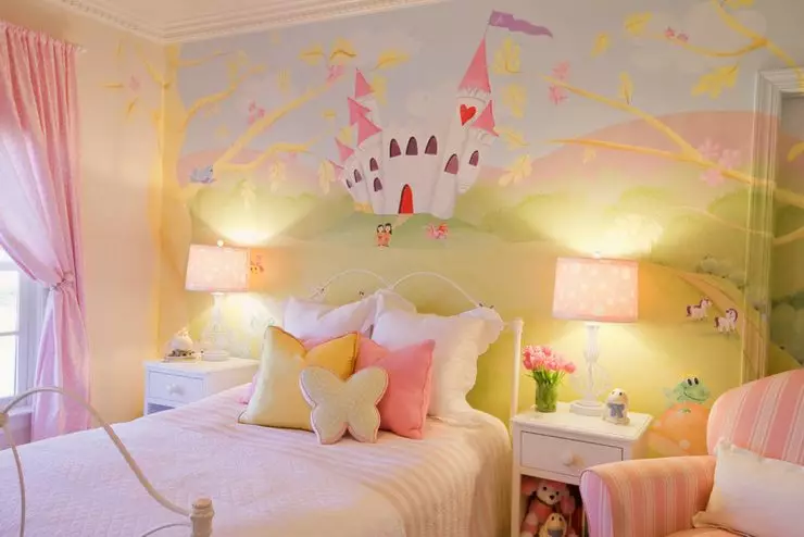 Dětský pokoj pro dívku - 90 nejlepší design fotografií. Perfektní kombinace barev a stylu!