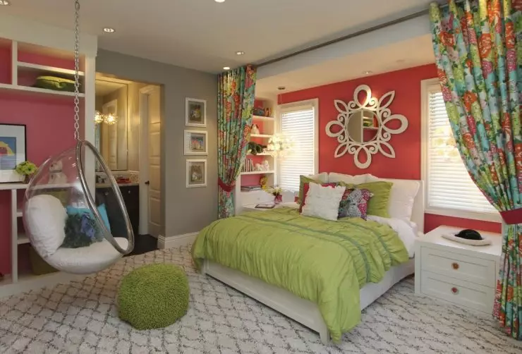 Dhoma për fëmijë për një vajzë - 90 fotografi më të mira të dizajnit. Kombinimi i përsosur i ngjyrës dhe stilit!