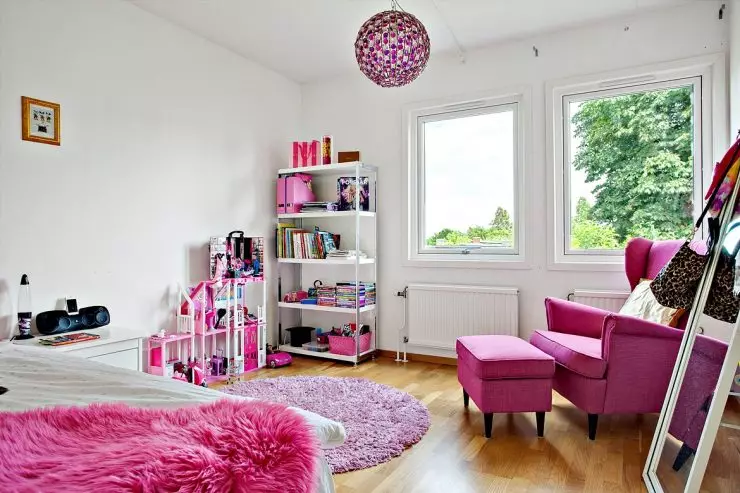 Дечија соба за девојчицу - 90 најбољих фотографија. Савршена комбинација боје и стила!