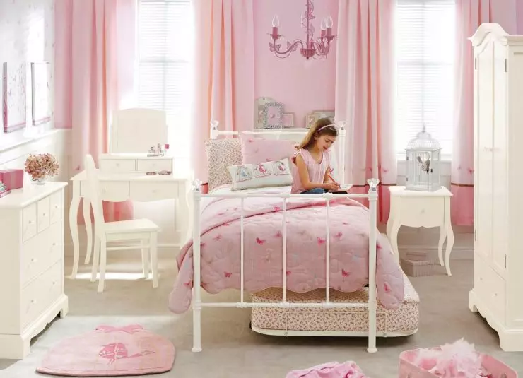 Quarto infantil para uma menina - 90 melhores fotos de design. A combinação perfeita de cor e estilo!