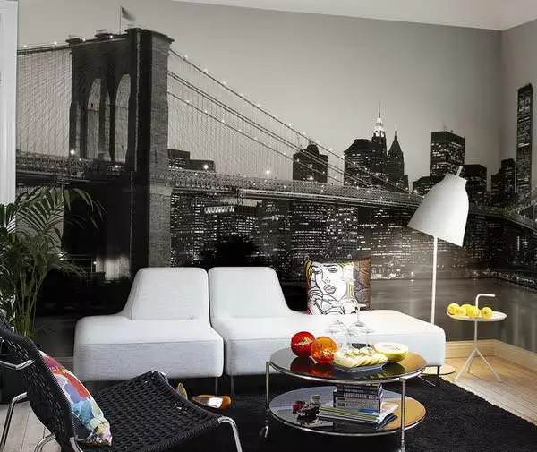 Wallpaper Cities op de muur: foto in het interieur, winter Parijs, Londen met nacht, zwart en wit, Venetië, uitzicht, afbeelding van New York, video