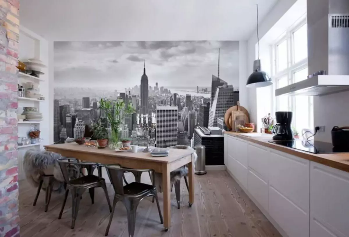 Wallpaper Cities op de muur: foto in het interieur, winter Parijs, Londen met nacht, zwart en wit, Venetië, uitzicht, afbeelding van New York, video