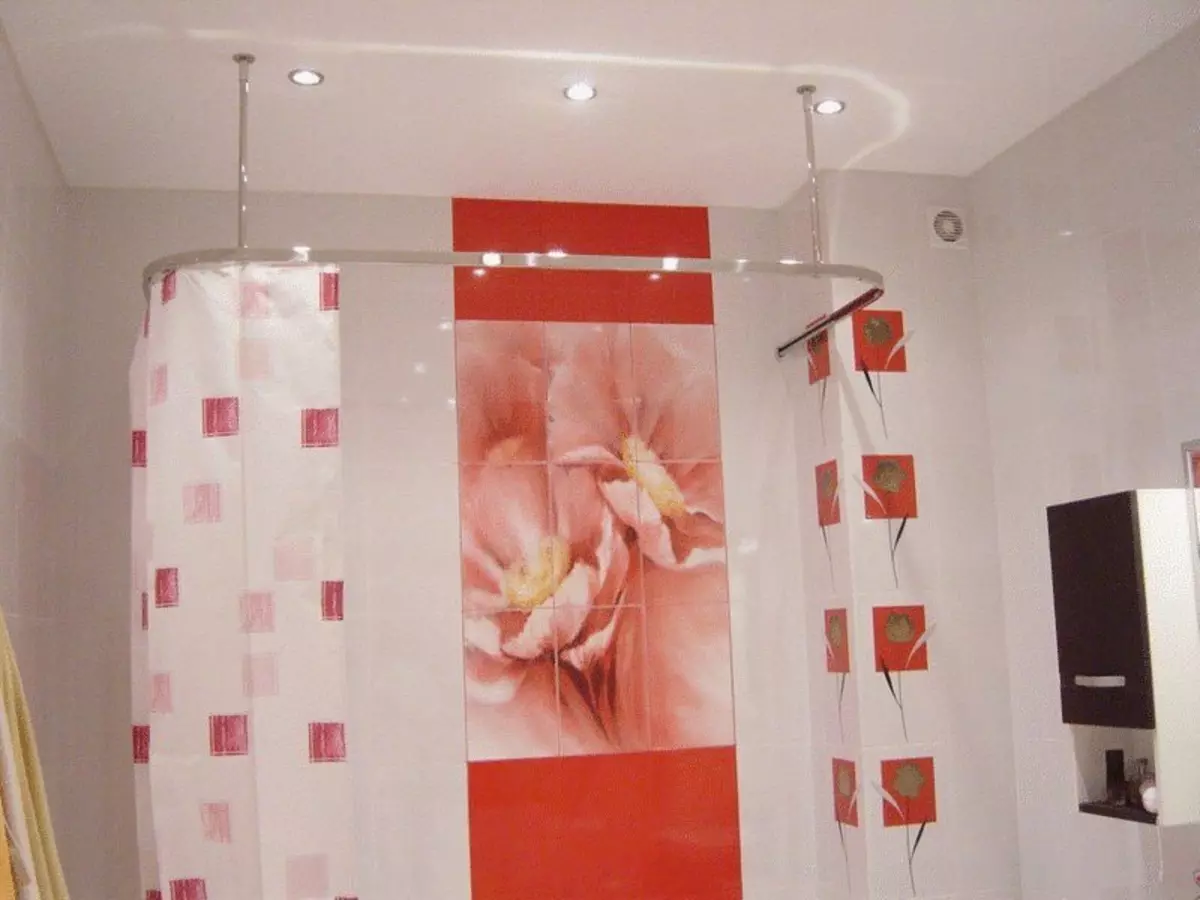 Rod for curtains in the bathroom: Features of choice and installation