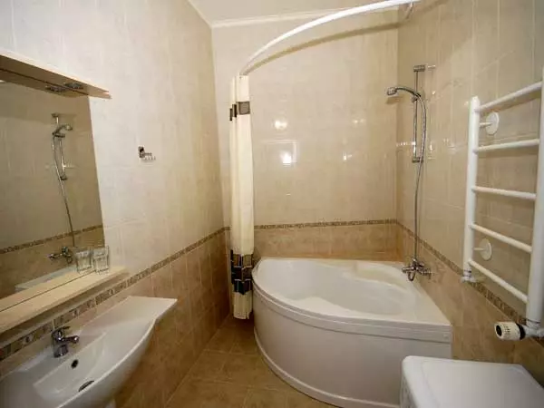 Tige pour rideaux dans la salle de bain: caractéristiques de choix et d'installation