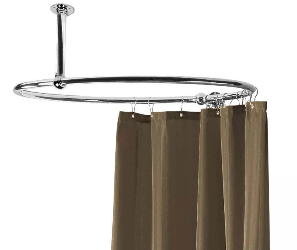 Rod per a cortines al bany: característiques d'elecció i instal·lació