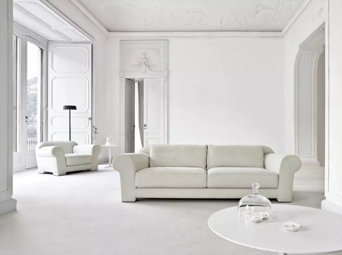 Wallpaper putih: dinding cerah di interior, foto, latar belakang, apa yang cocok untuk furnitur dan di bawah laminasi, untuk kamar di rumah, video