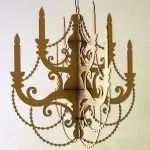 The chandelier do it yourself - the best instruction and master class (100 photos)