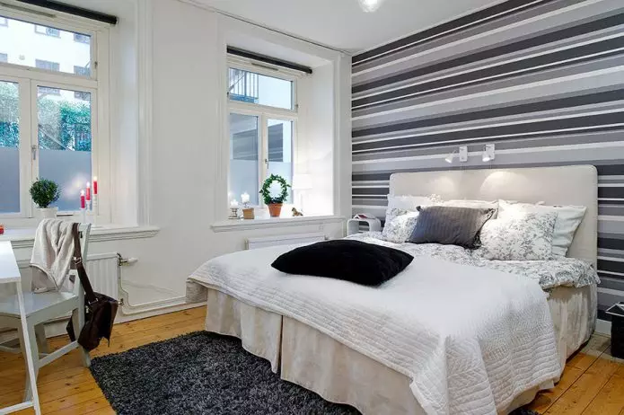 Odabir pozadine za spavaću sobu: Dizajn, fotografija, opcije kombinacije