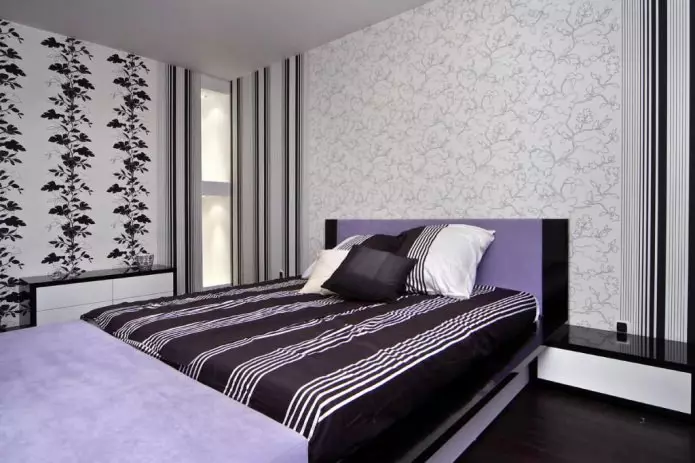 Bedroom Wallpaper Selecție: Design, Foto, Opțiuni combinate