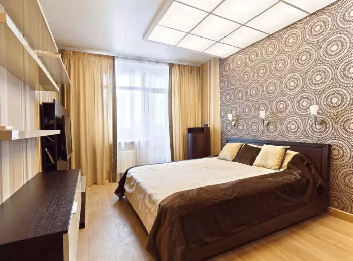 Lựa chọn hình nền phòng ngủ: Thiết kế, ảnh, tùy chọn kết hợp