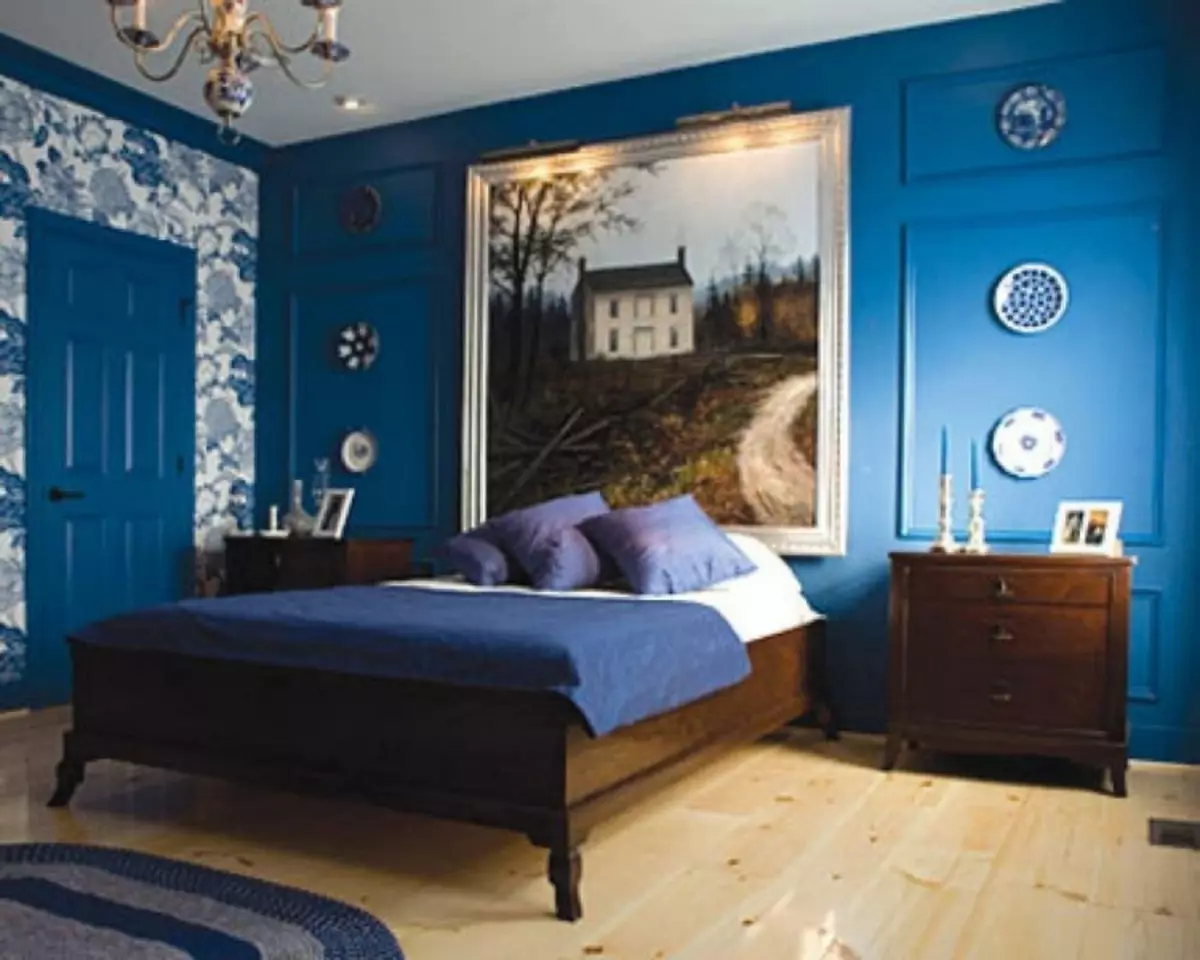 Blue Wallpaper: صورة للجدران، في الداخل، اللون الداكن، خلفية بيضاء، غرفة مع الذهب، أسود مع الزهور، رمادي، أزرق، أخضر، فيديو