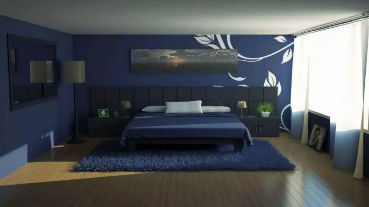 Blue Wallpaper: Foto pro stěny, v interiéru, tmavá barva, bílé pozadí, místnost se zlatem, černá s květinami, šedá, modrá, zelená, video