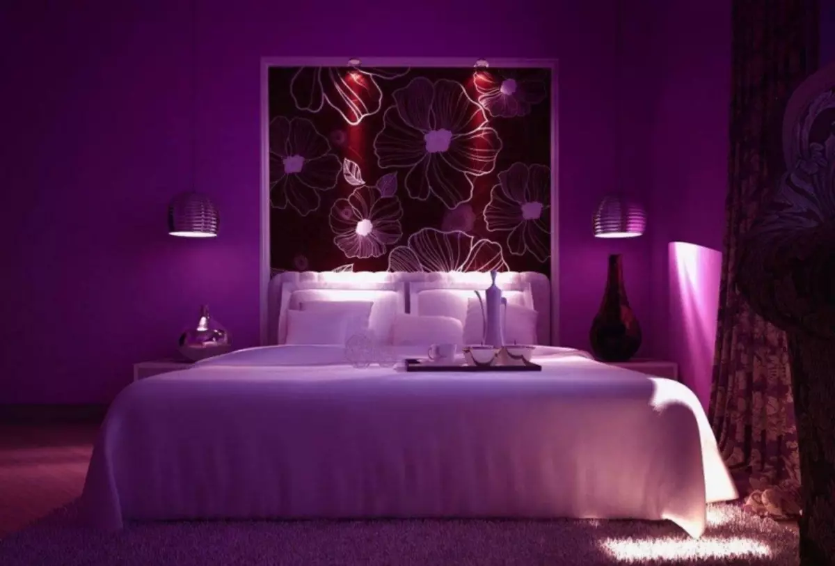 Lilac Wallpapers: Για τοίχους στο εσωτερικό, φωτογραφίες, χρώματα, με αυτό που συνδυάζονται, τόνοι, απαλά λιλά με λουλούδια, τι χρώμα καναπέ είναι κατάλληλο, βίντεο