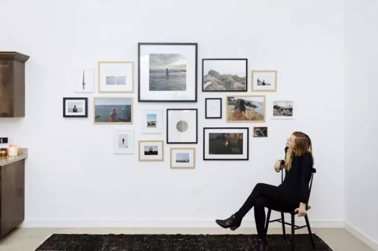 Kā izrotāt tukšu sienu - 70 fotogrāfijas dizaina idejas