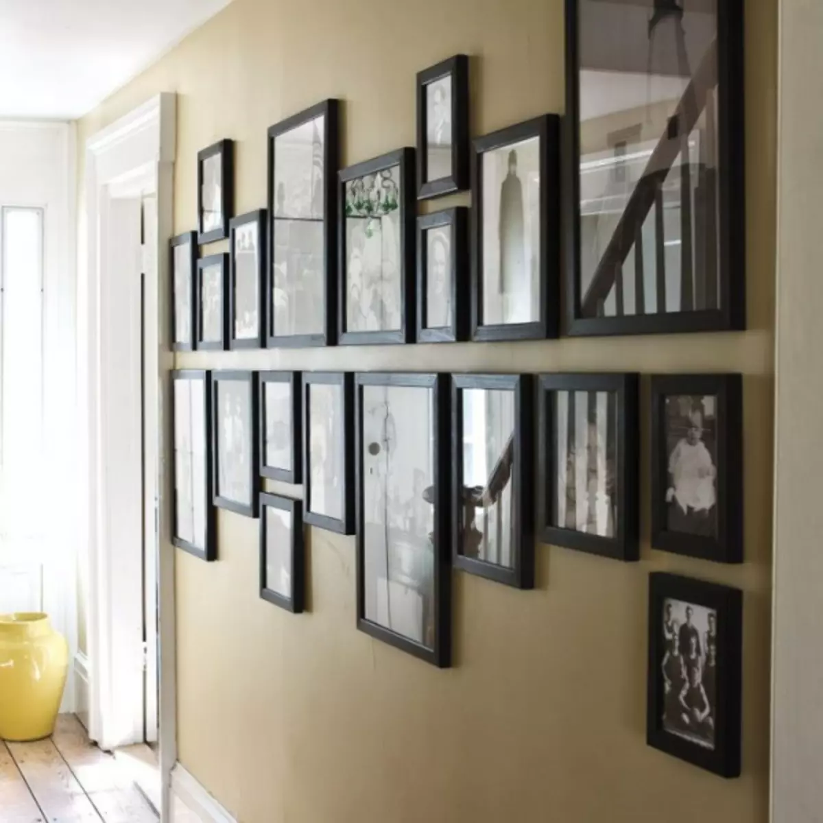 एक खाली दीवार कैसे सजाने के लिए - डिजाइन विचारों की 70 तस्वीरें