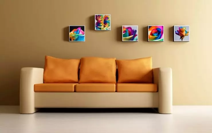 Sådan kan du dekorere en tom væg - 70 billeder af design ideer