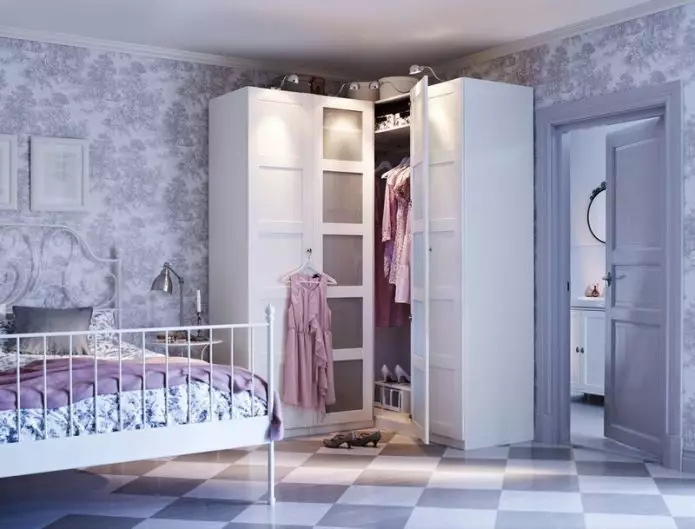 Corner Cabinet in the Bedroom: Types, Filling, Dimensions, Design