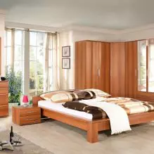 Kabinet sudut di kamar tidur: jenis, mengisi, dimensi, desain