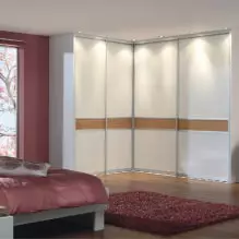 Tủ góc trong phòng ngủ: Các loại, làm đầy, kích thước, thiết kế