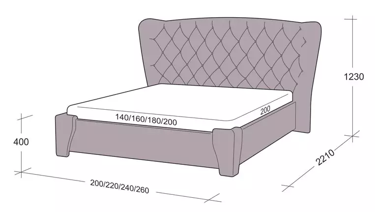 Dimensiunile paturilor: single, o singură dată, dublu