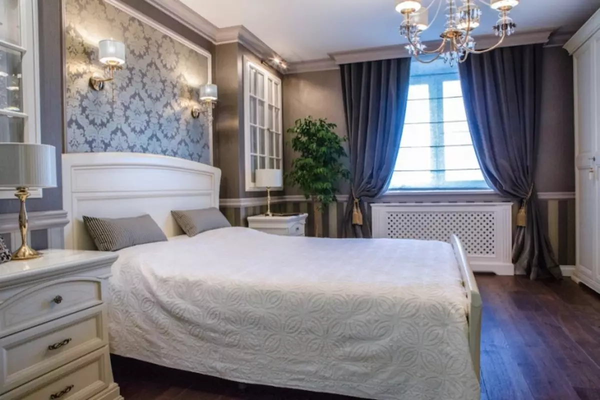 Thiết kế phòng ngủ với hình nền màu xám: 70 ảnh đẹp nhất trong nội thất