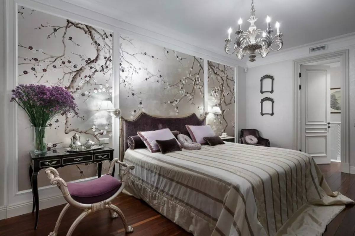 Thiết kế phòng ngủ với hình nền màu xám: 70 ảnh đẹp nhất trong nội thất