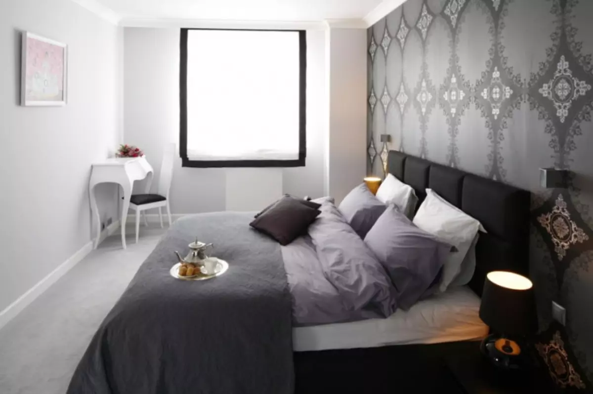 طراحی اتاق خواب با تصویر زمینه خاکستری: 70 بهترین عکس در داخل کشور