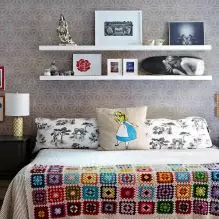 Soverom design med grå tapet: 70 beste bilder i interiøret