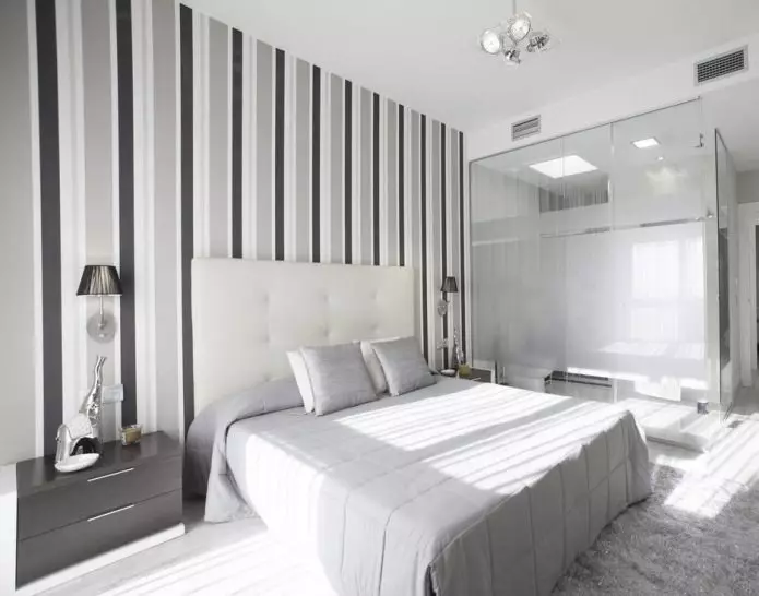 Dizajn gjumi me letër-muri gri: 70 Fotot më të mira në të brendshme