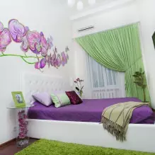 寝室の壁のデザイン：色の選択、仕上げオプション、インテリアの130枚の写真