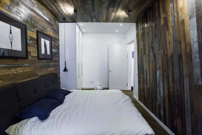 Diseño de pared en el dormitorio: opción de color, opciones de acabado, 130 fotos en el interior