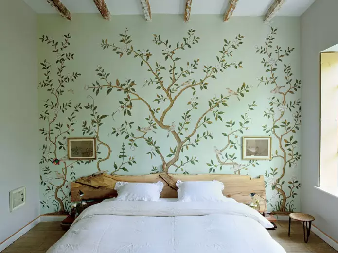 臥室的牆壁設計：顏色選擇，整理選擇，內部130張照片