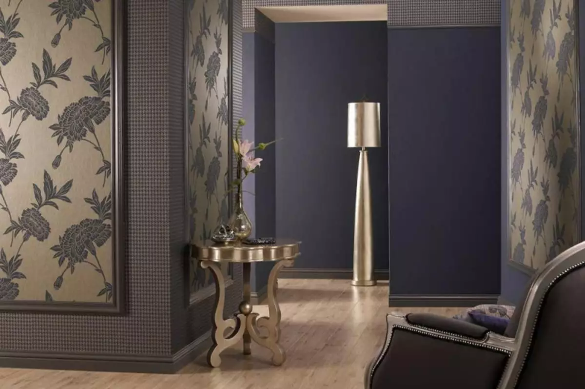 Combinando papel de parede na foto da sala de estar das idéias: uma combinação de duas cores para design, uma combinação, como combinar, empurrar, vídeo