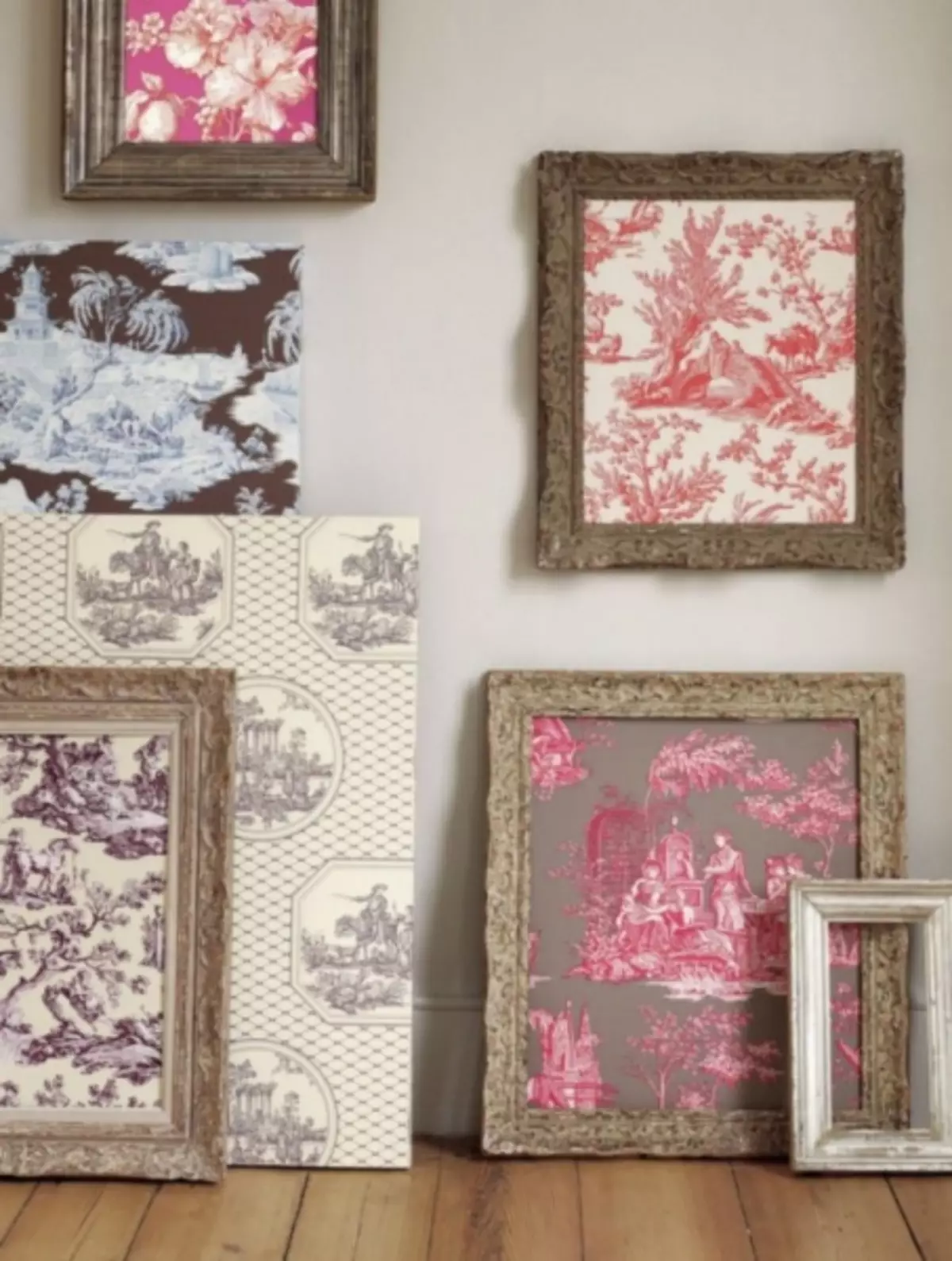 Decor from wallpaper remnants - how to do it? 100 photo examples!