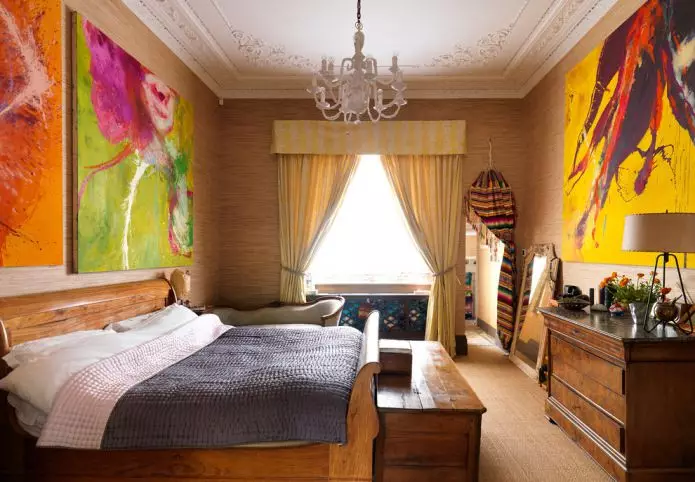 Gardiner i soveværelset interiør: farve, design, art, stoffer, stilarter, 90 billeder