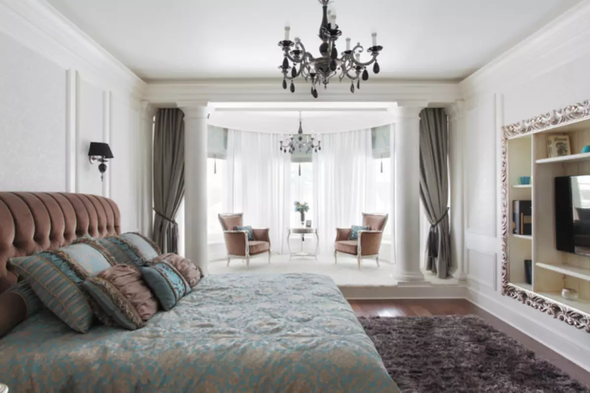 Lekkie odcienie w wnętrzu sypialni: funkcje projektowania pokoju, 55 zdjęć