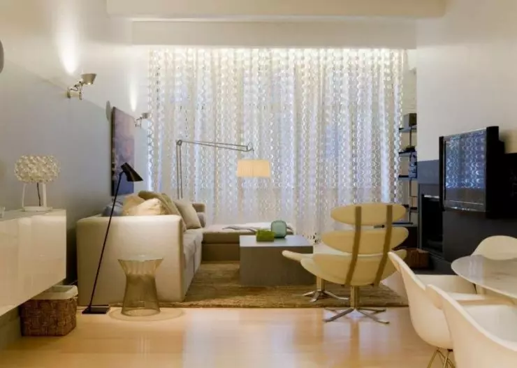 Aizkari dzīvojamā istabā - 100 fotogrāfijas no labākajiem dizaina jauniem produktiem