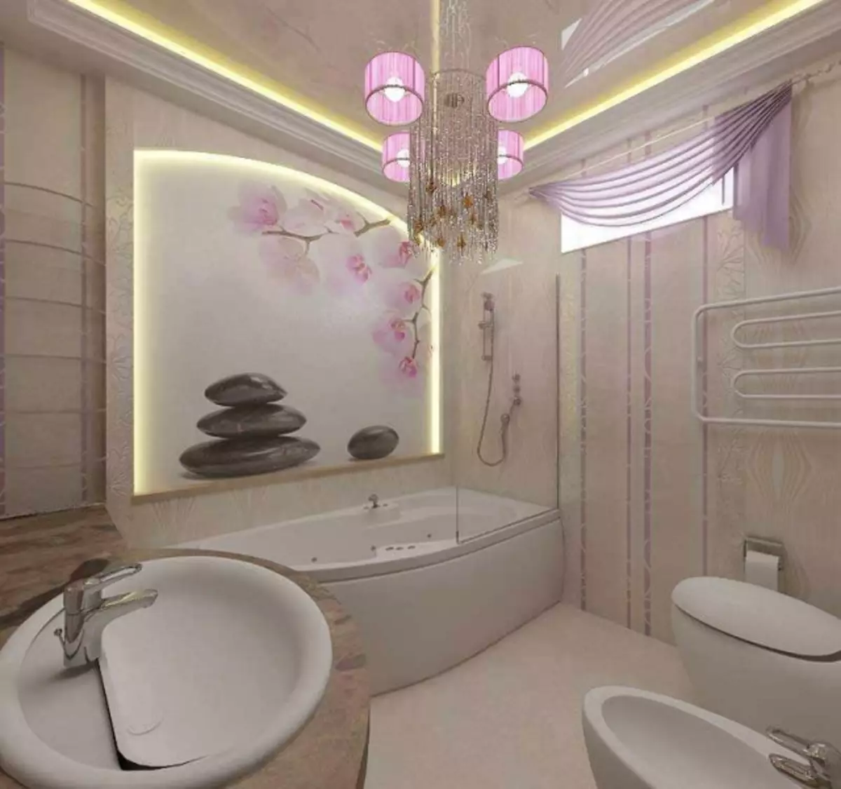 ванная комната дизайн фен шуй