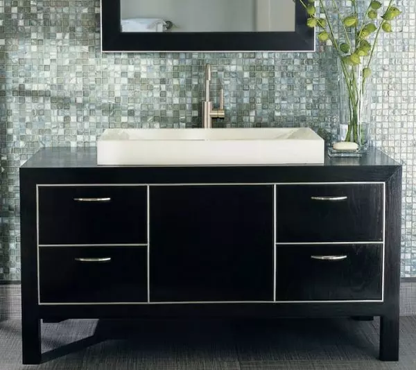 Cabinet cu baie de baie - soluție practică și elegantă