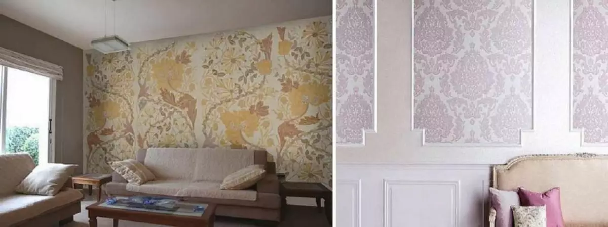 Desain Wallpaper: Foto, di kamar, desainer di apartemen satu kamar, ide perbaikan, wallpaper berbeda di interior, untuk rumah, bahan, solusi, video