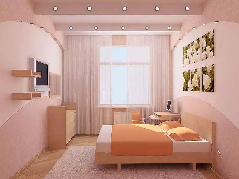 Tapety pre malú izbu vizuálne zvýšenie priestoru: foto, ako si vybrať, pomoc v interiéri, akú farbu, malé, oblek, video