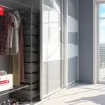 Vrste sustava skladištenja garderoba i opcije za njihovu opremu | +62 fotografije