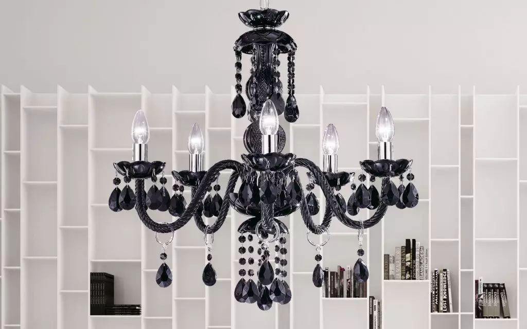 Black Crystal Chandelier