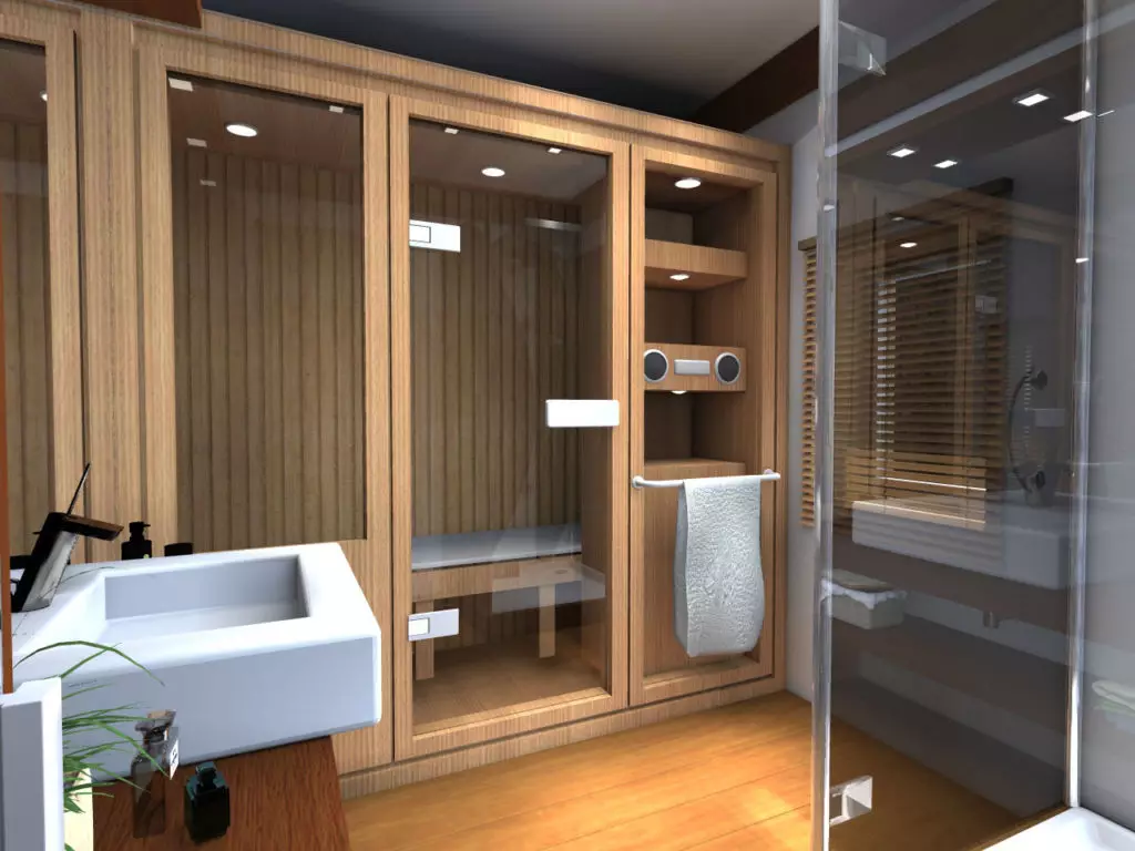 Hvordan udstyre en sauna i en urban lejlighed?