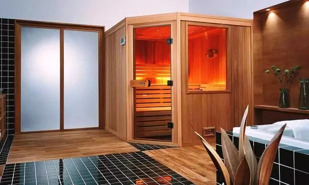 Como equipar uma sauna em um apartamento urbano?